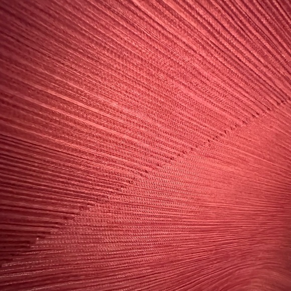 Elegant Red and Yellow Plisse pleats Wrap Cardigan - Picture 10 of 10